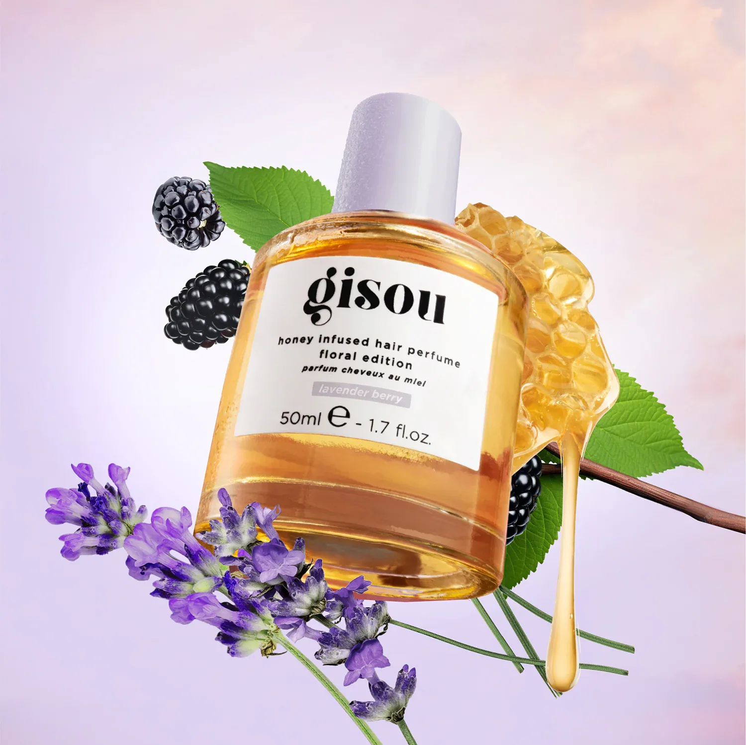 honey infused hair perfume - lavender berry