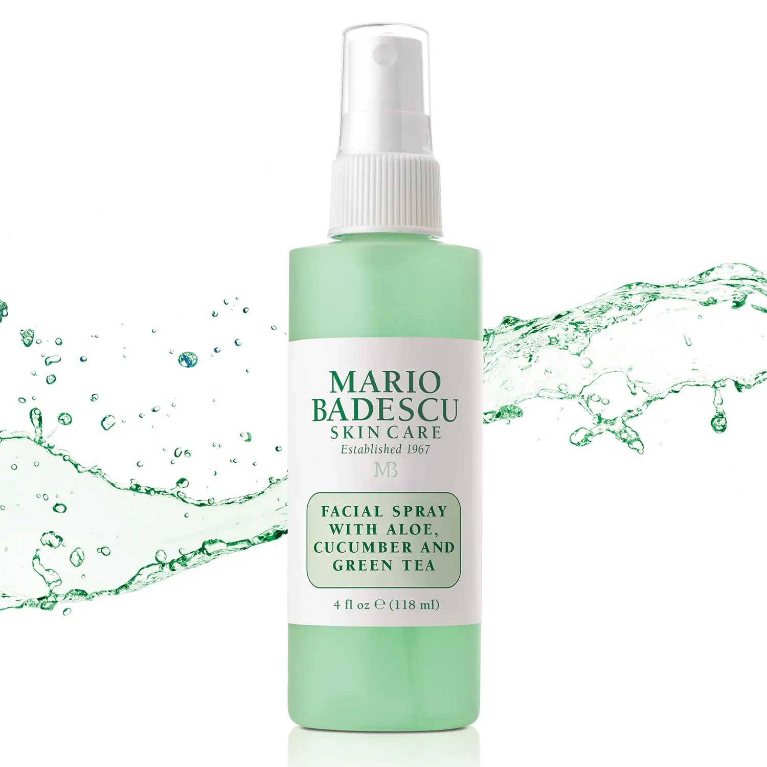 facial spray with aloe,cucumber and green tea - yüz bakım spreyi