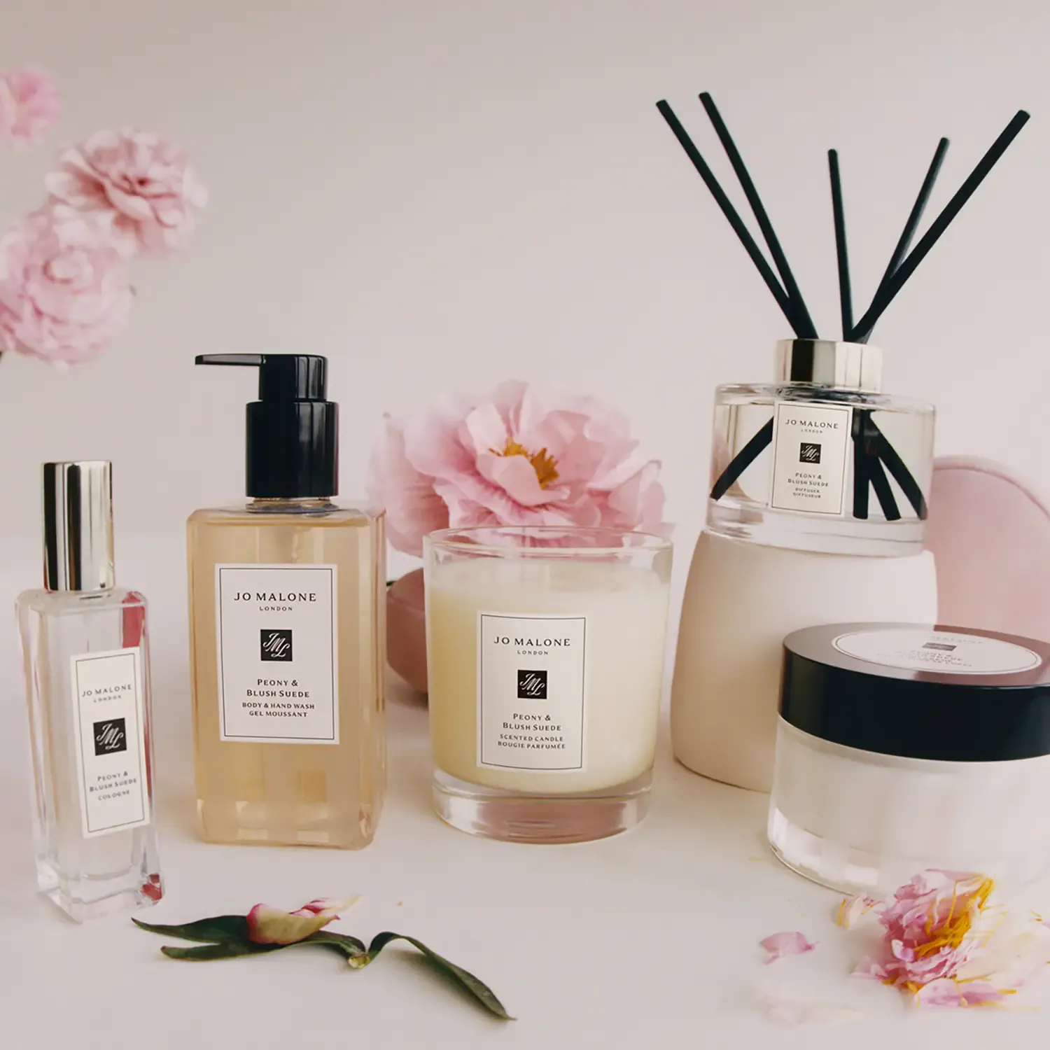 peony & blush suede - cologne