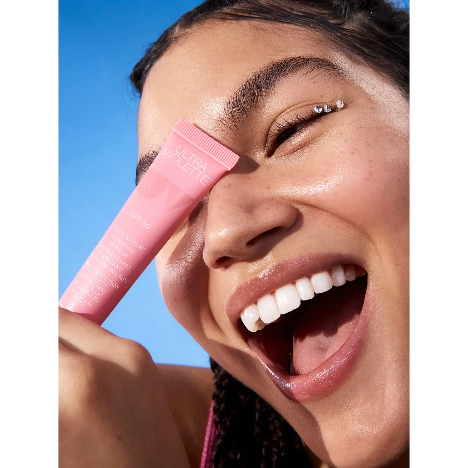 sheen screen™ spf 50 last bite - nemlendirici güneş korumalı dudak balsamı