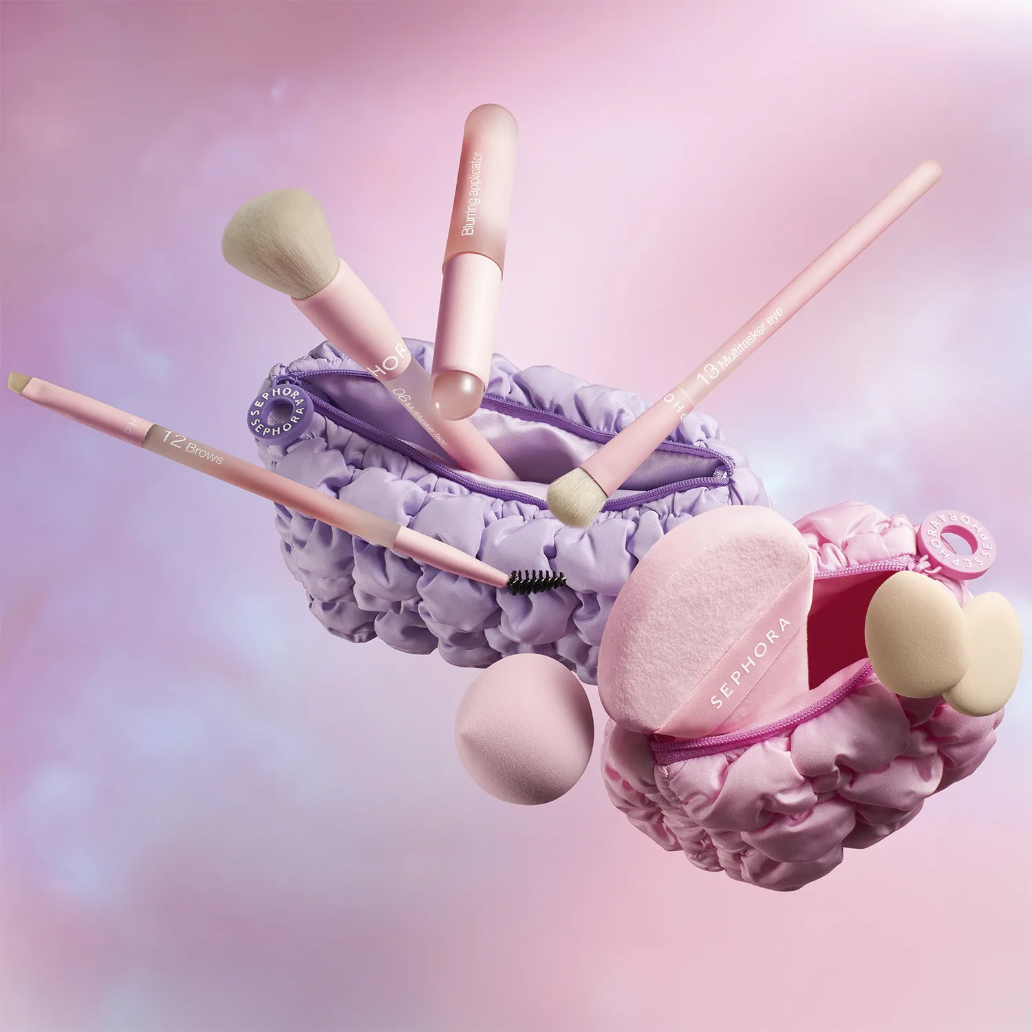 pillow dream fırça seti - makyaj fırçası seti