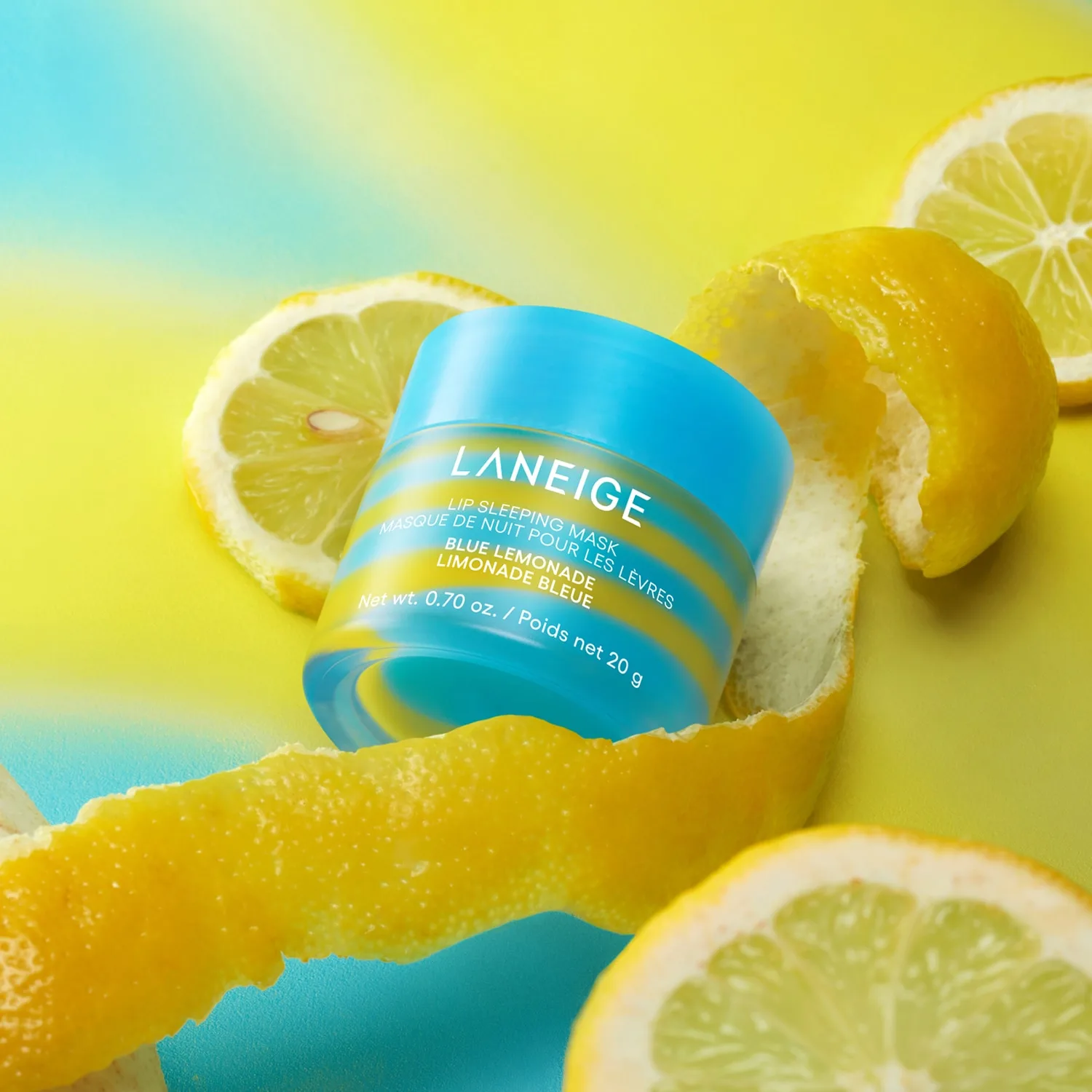 lip sleeping mask blue lemonade - sınırlı üretim gece dudak maskesi