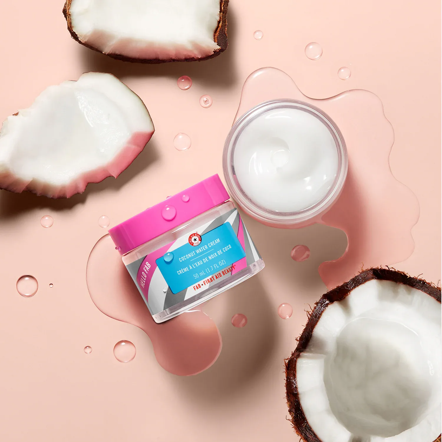 hello fab coconut water cream - hindistan cevizi suyu i̇çeren nemlendirici krem