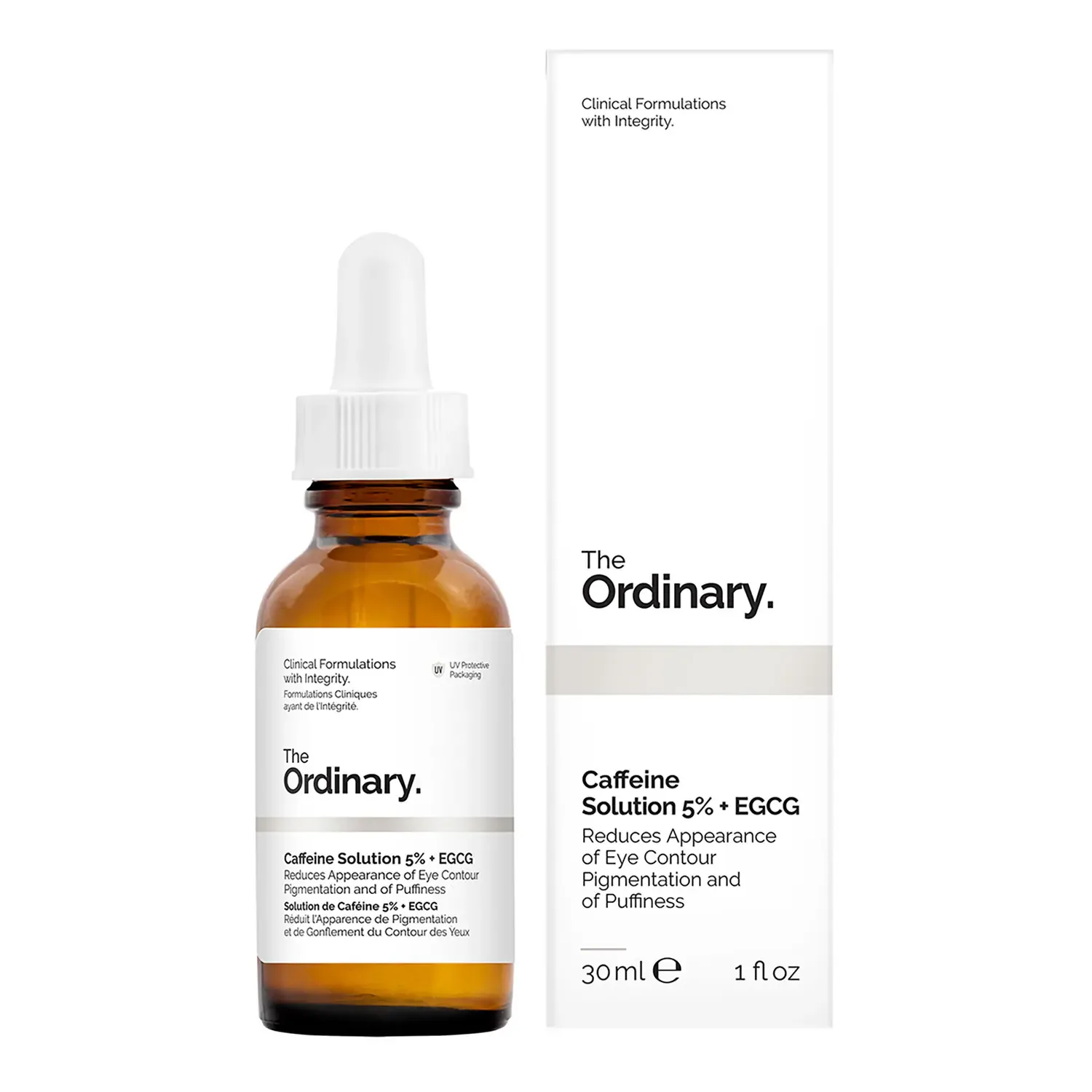 caffeine solution 5% + egcg - koyu halka ve şiş görünüm göz çevresi serumu