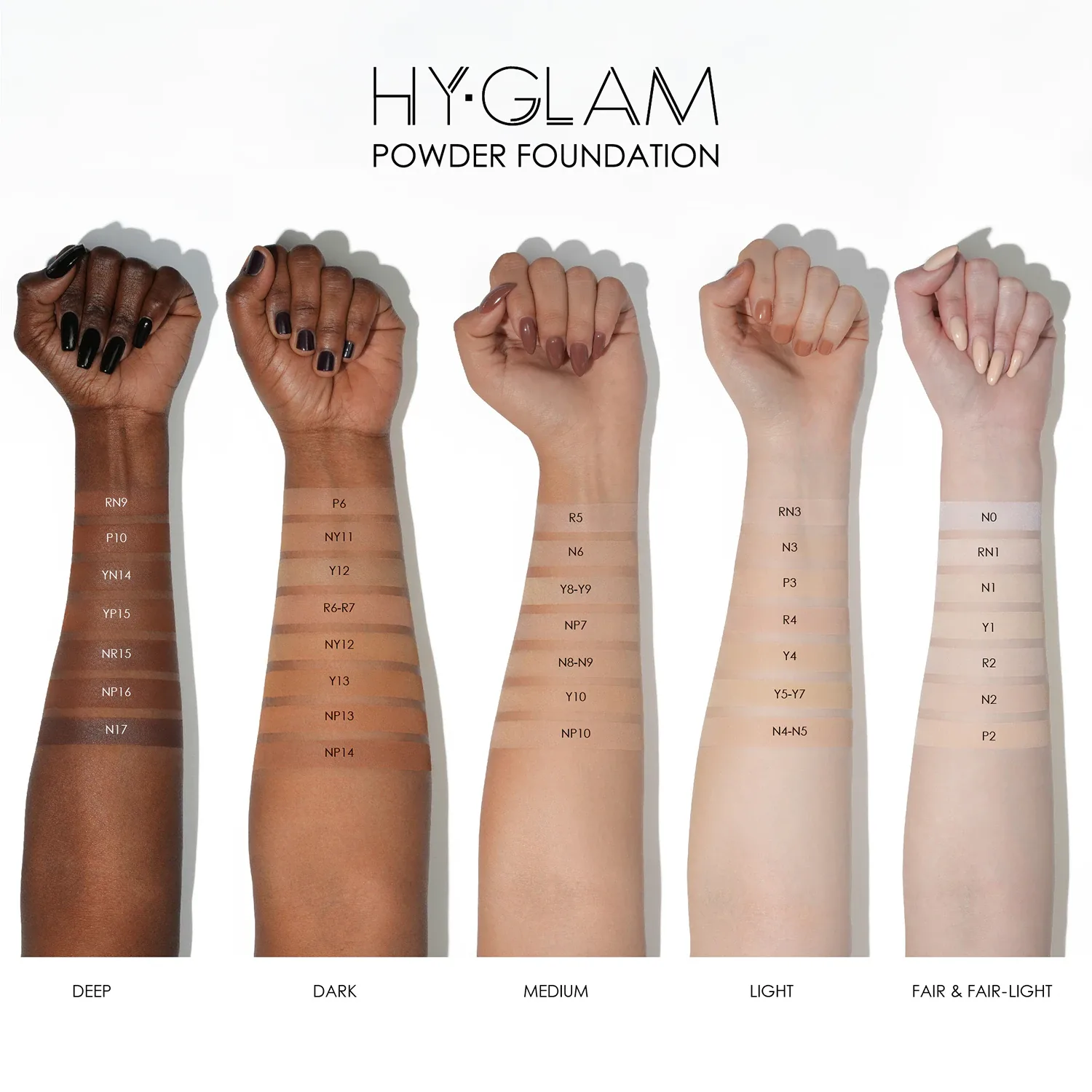 hy-glam powder foundation - pudra fondöten