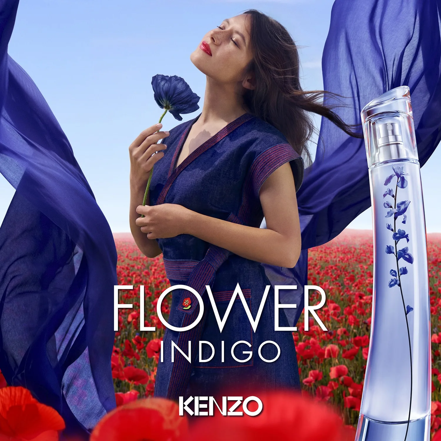 flower ikebana indigo by kenzo - eau de parfum