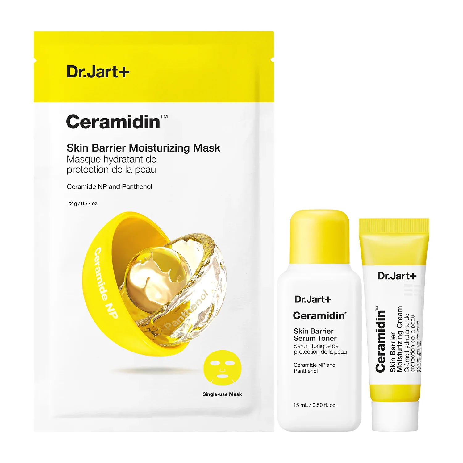 ceramidin™ - seyahat boy nemlendirici maske seti