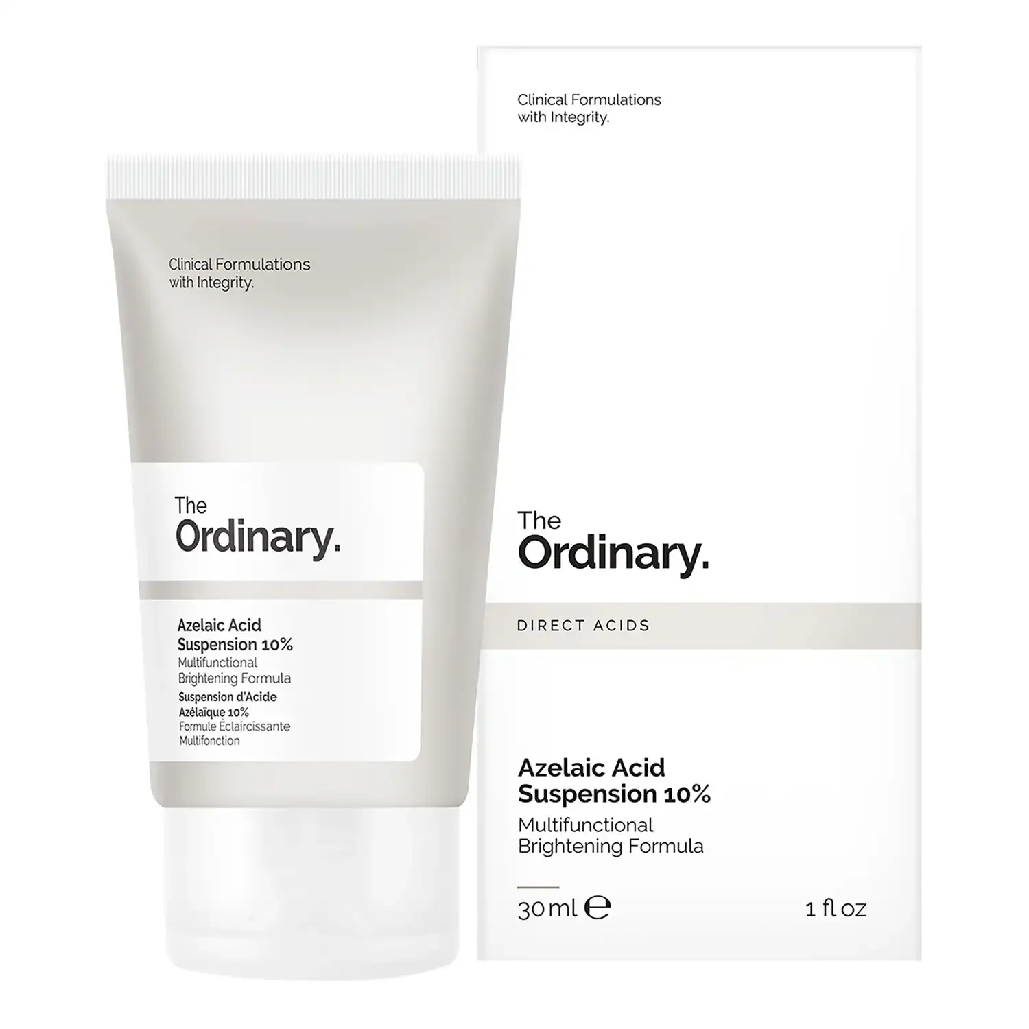 azelaic acid suspension 10% - aydınlatmaya yardımcı solüsyon