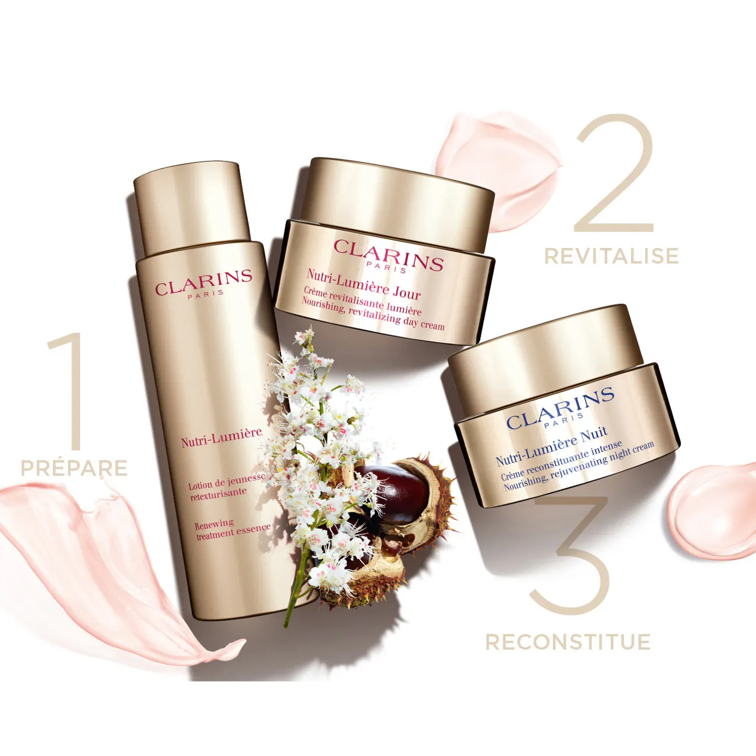 clr nutri-lumiere night cream - gece bakım kremi