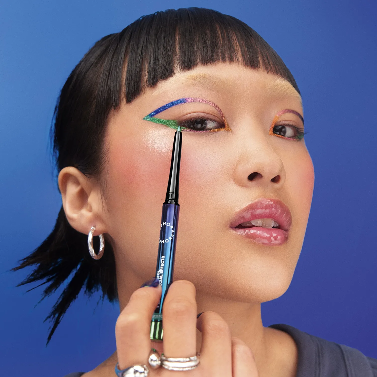 12h colorful special effects - çok renkli eyeliner