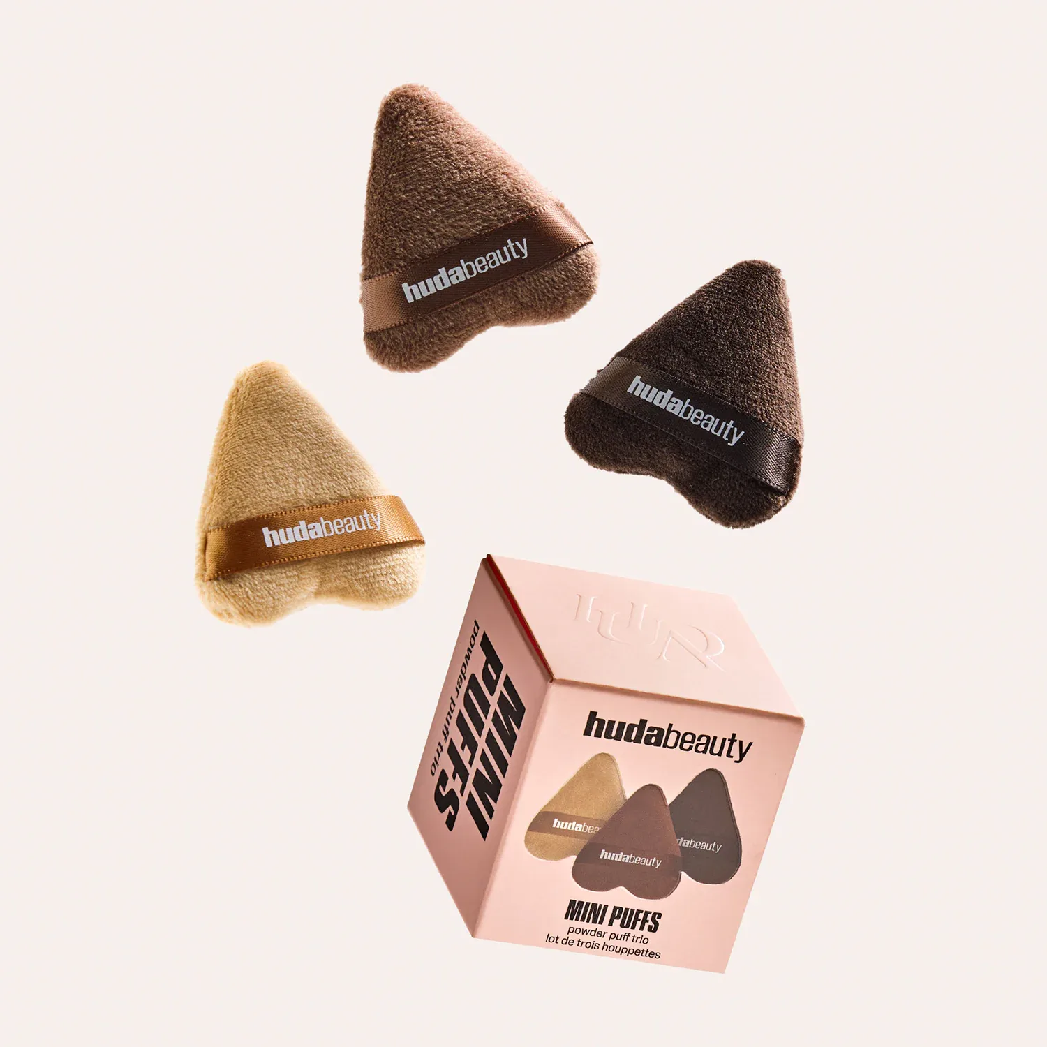 mini puffs powder puff trio - mini pudra pufu üçlüsü
