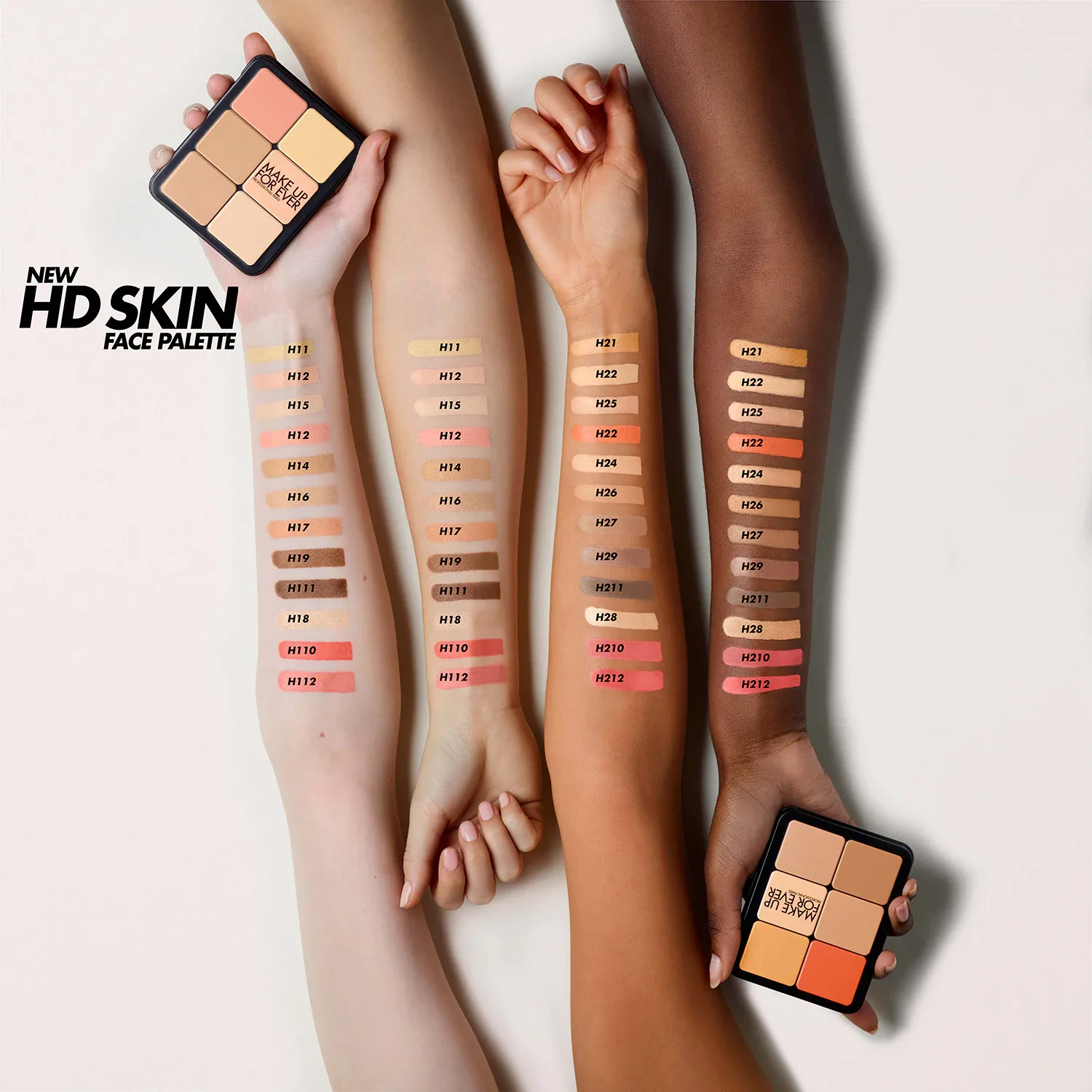 hd skin all-in-one palette - hepsi bir arada ten paleti
