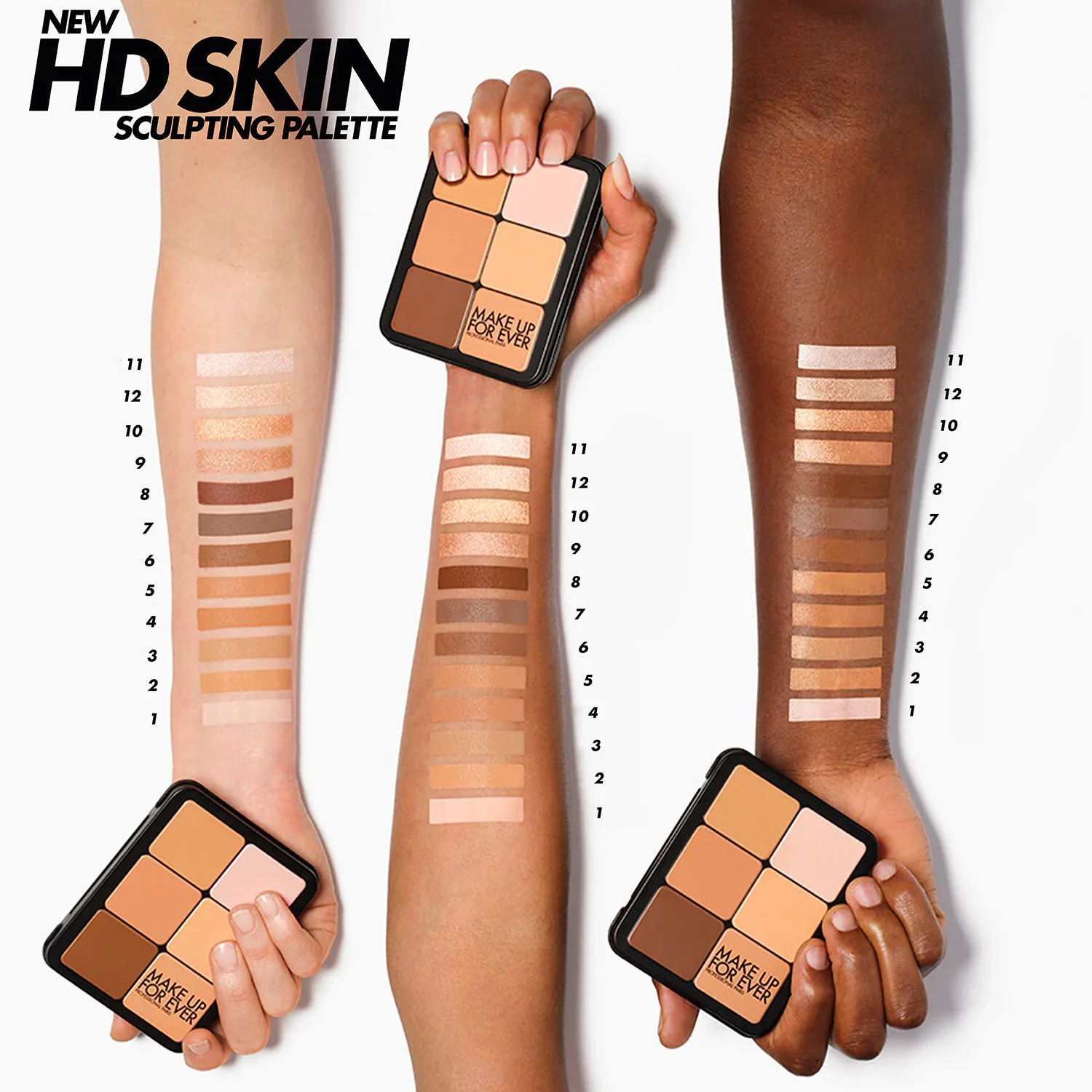 hd skin sculting palette - krem dokuda şekillendirme paleti