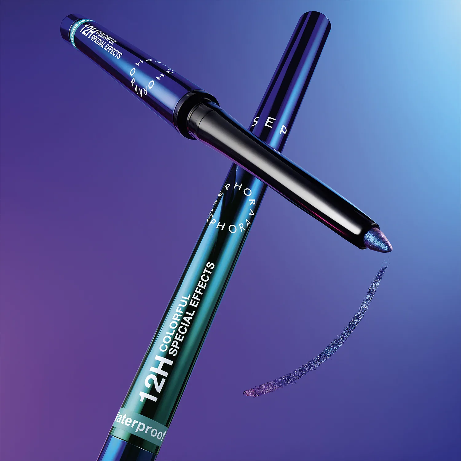 12h colorful special effects - çok renkli eyeliner
