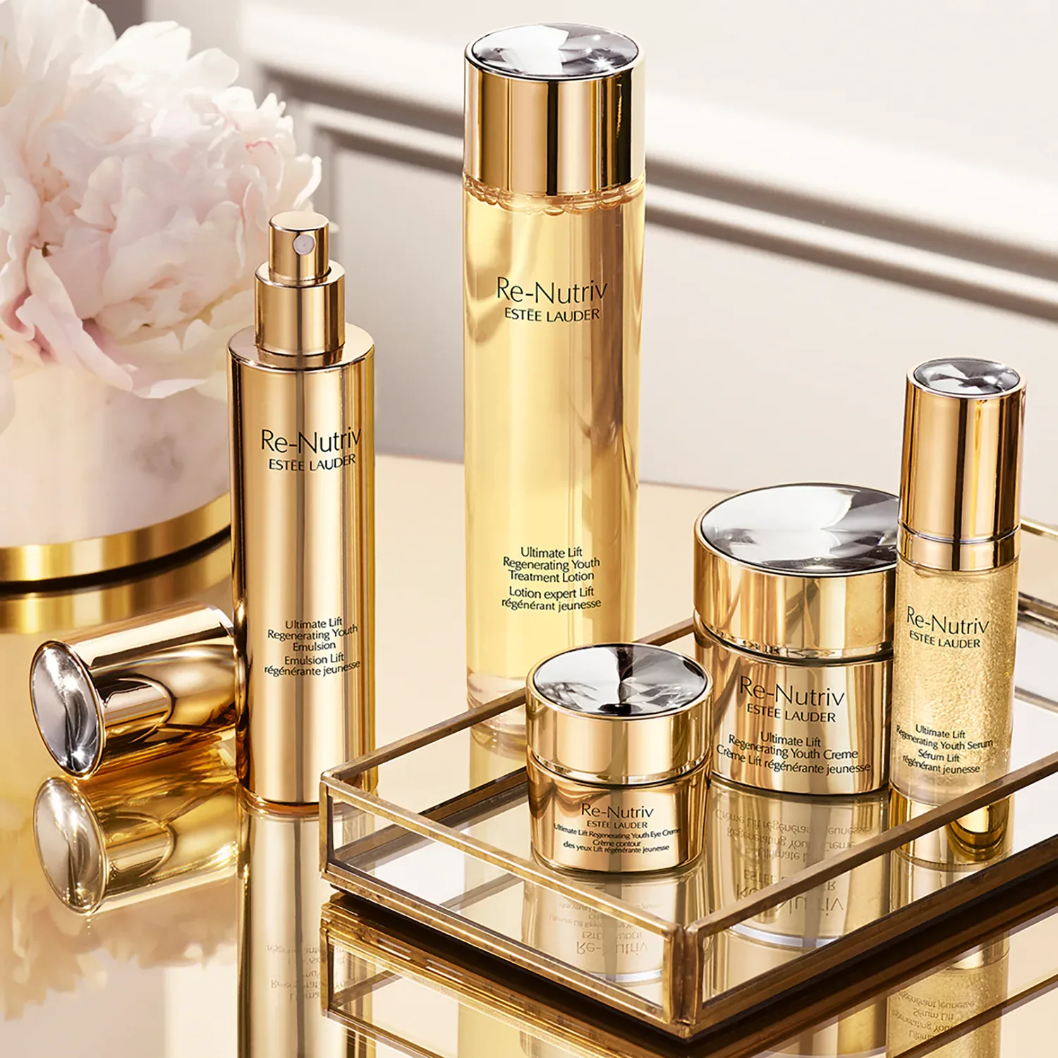 estée lauder re-nutriv ultimate lift regenerating youth jel yüz kremi