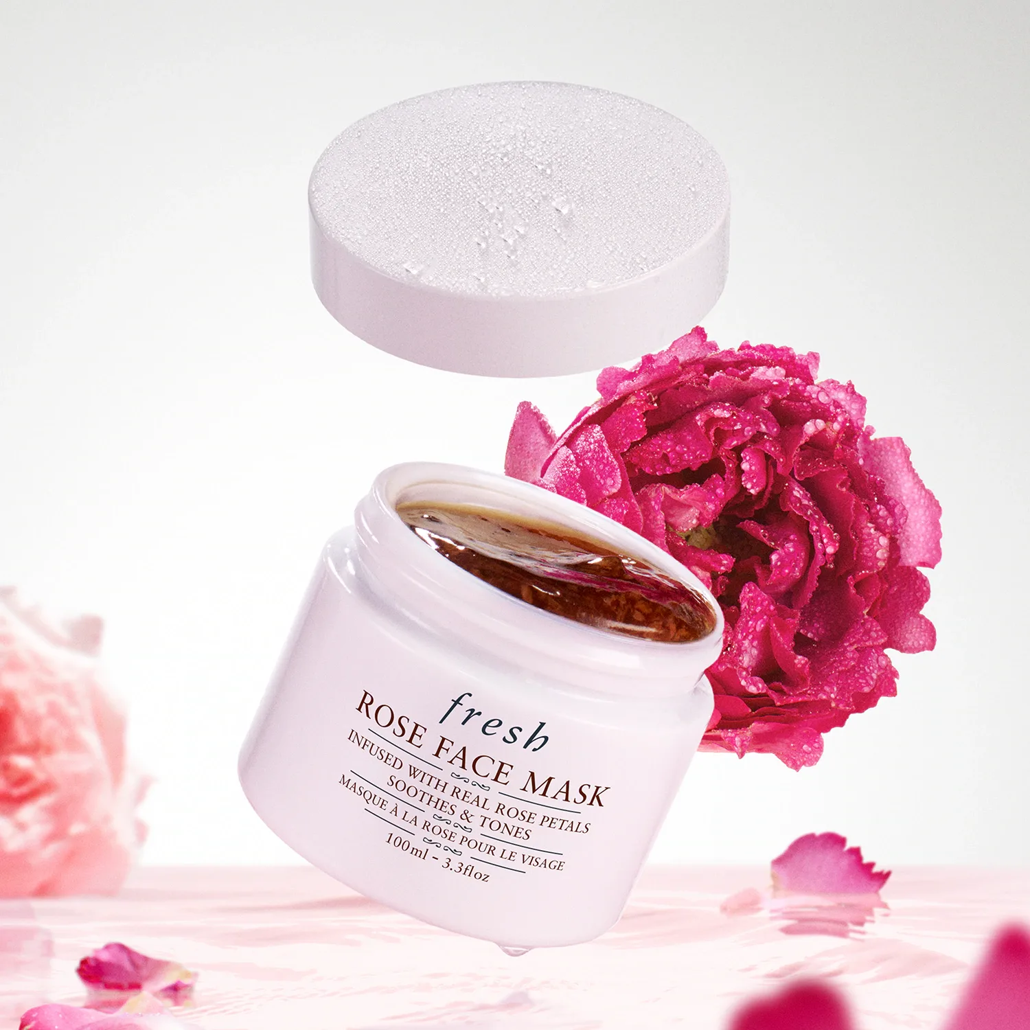 rose face mask - gül i̇çeren nemlendirici yüz maskesi