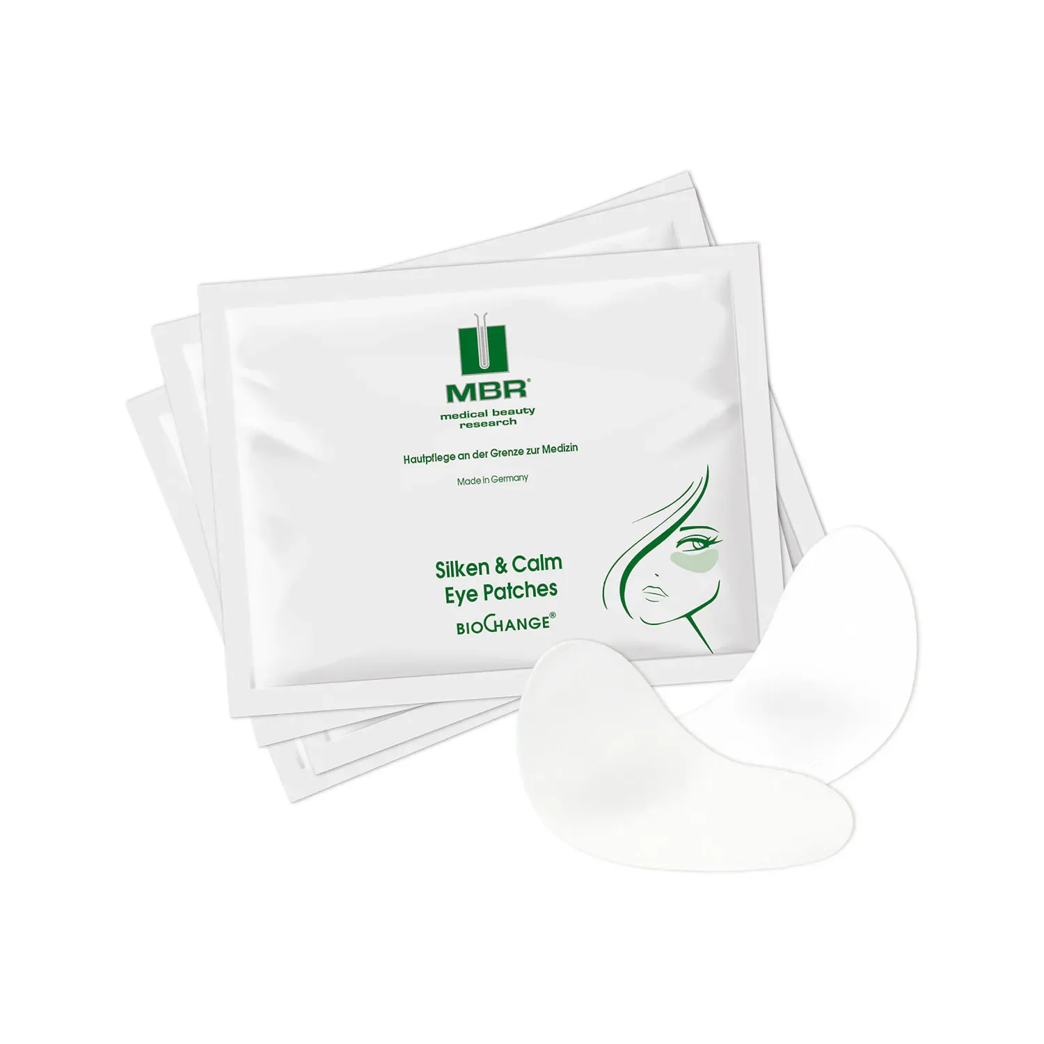 biochange silken & calm eye patches - göz pedleri