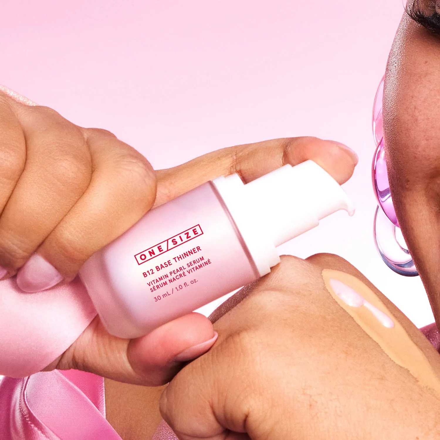 b12 base thinner - vitaminle zenginleştirilmiş ışıltılı serum
