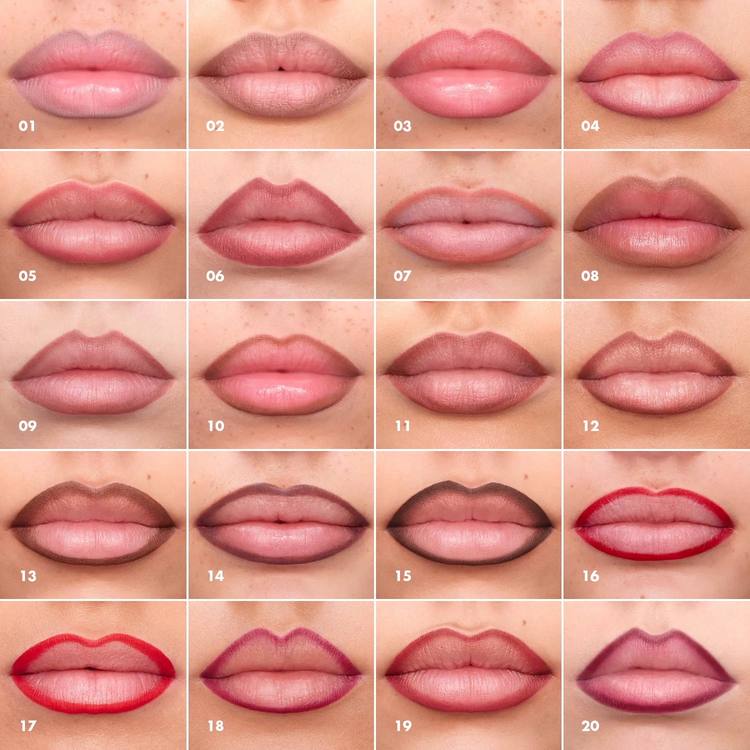 8hr colorful lip liner - bulaşmayan dudak kalemi