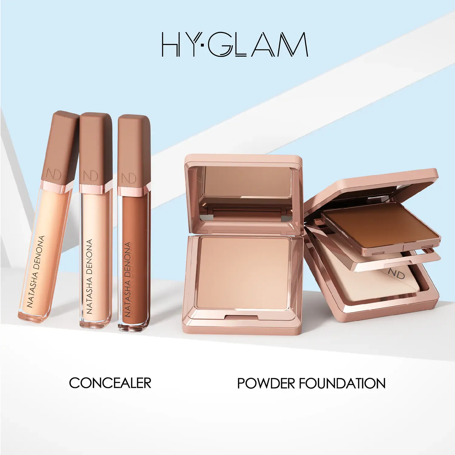 hy-glam powder foundation - pudra fondöten