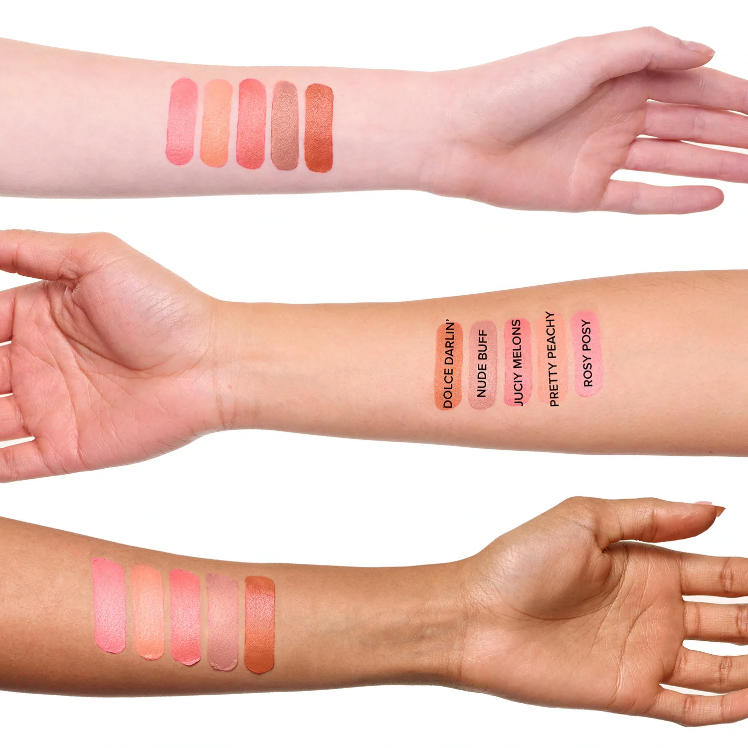 nudies all over face matte lux - kremsi allık