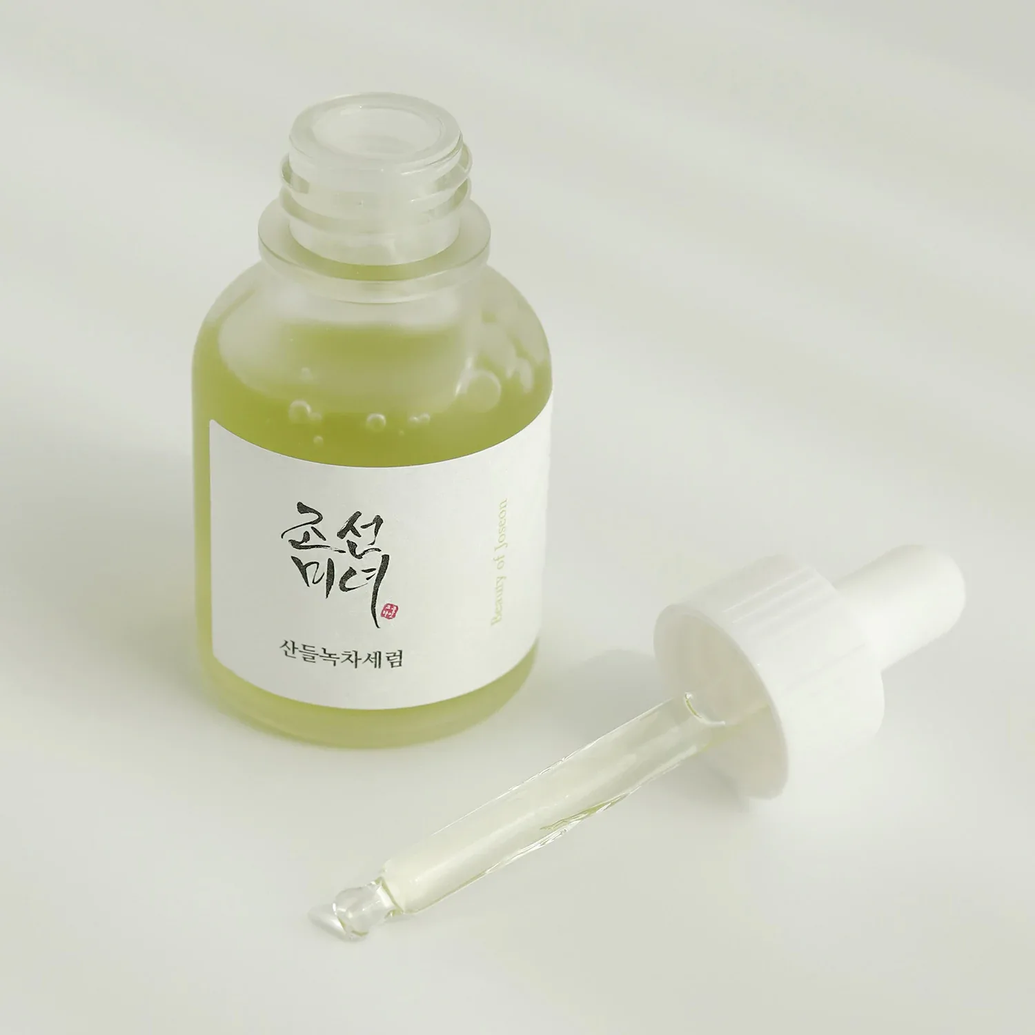 calming serum: green tea + panthenol - geliştirilmiş yatıştırma ve nemlendirme