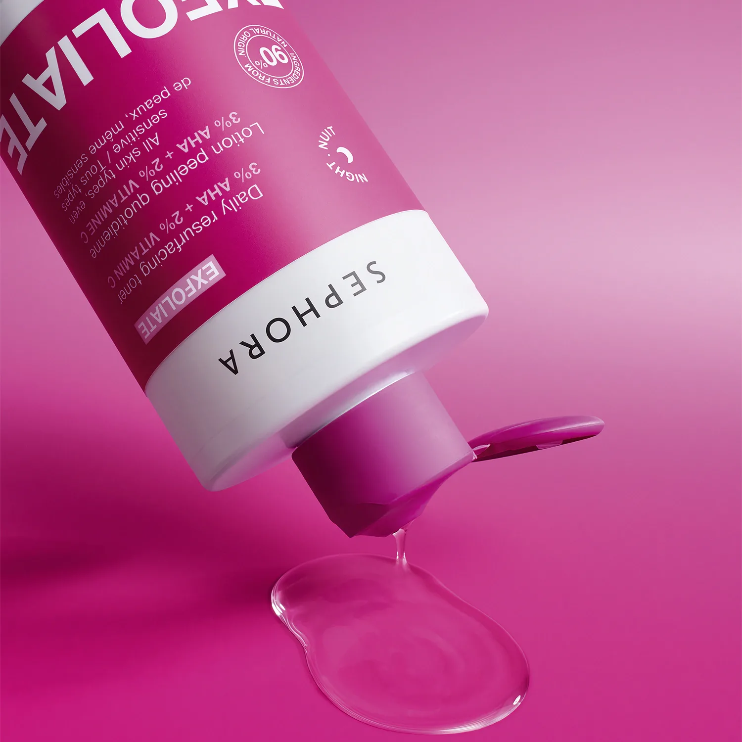 exfoliate - %3 aha + %2 c vitamini içeren günlük peeling losyonu