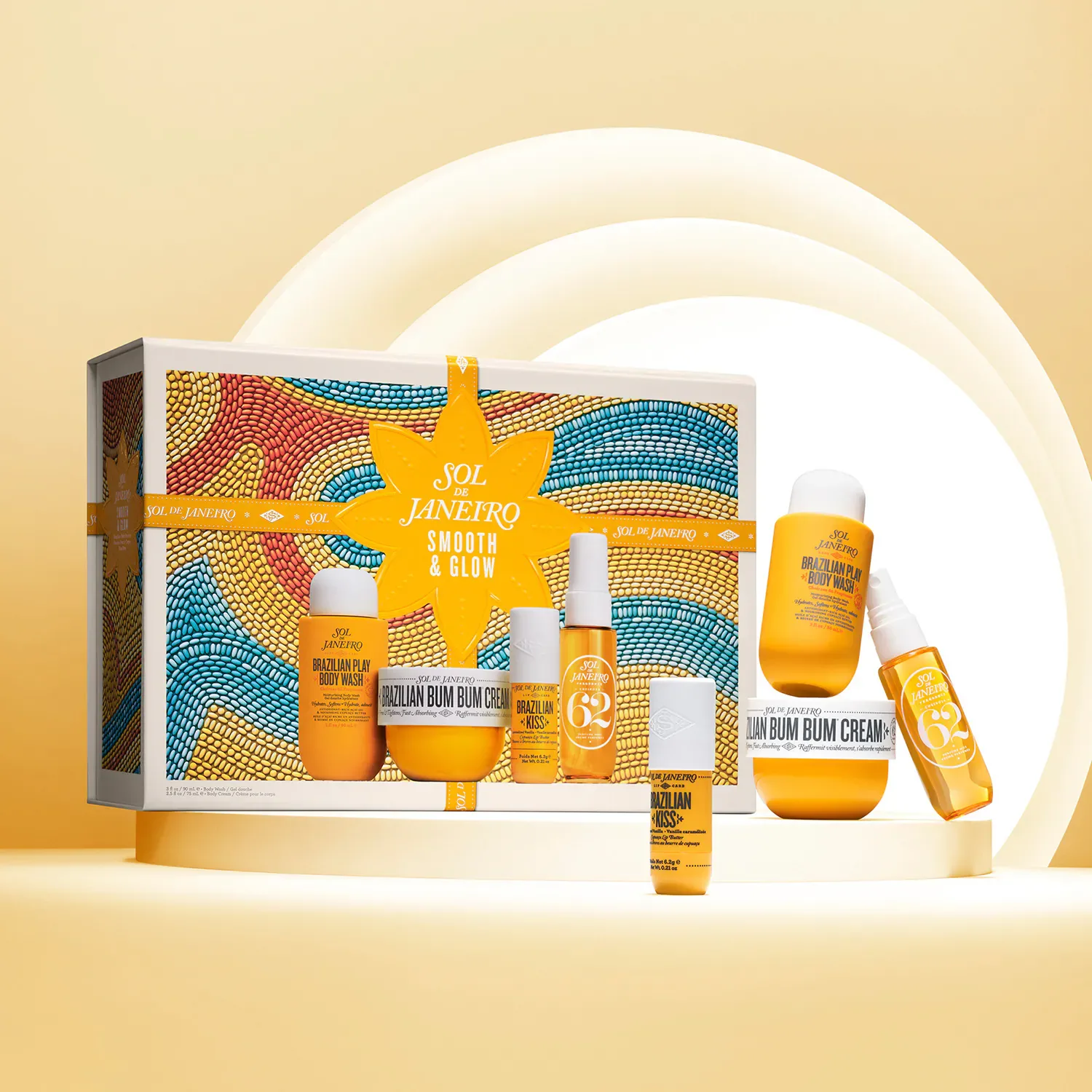 smooth & glow - pürüzsüzleştirici vücut bakım ürünleri seti