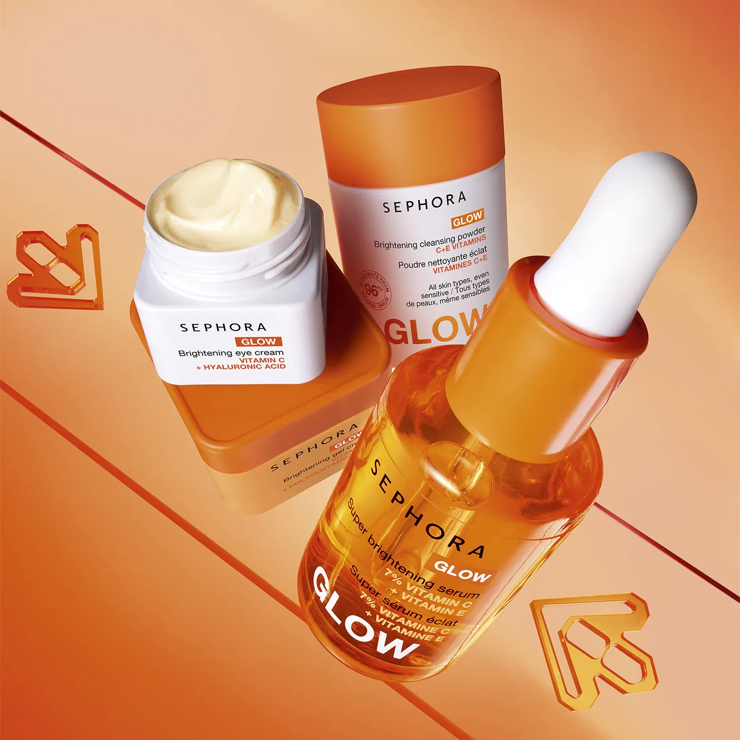 glow - c vitamini ve hyaluronik asit içeren ışıltı verici göz kremi