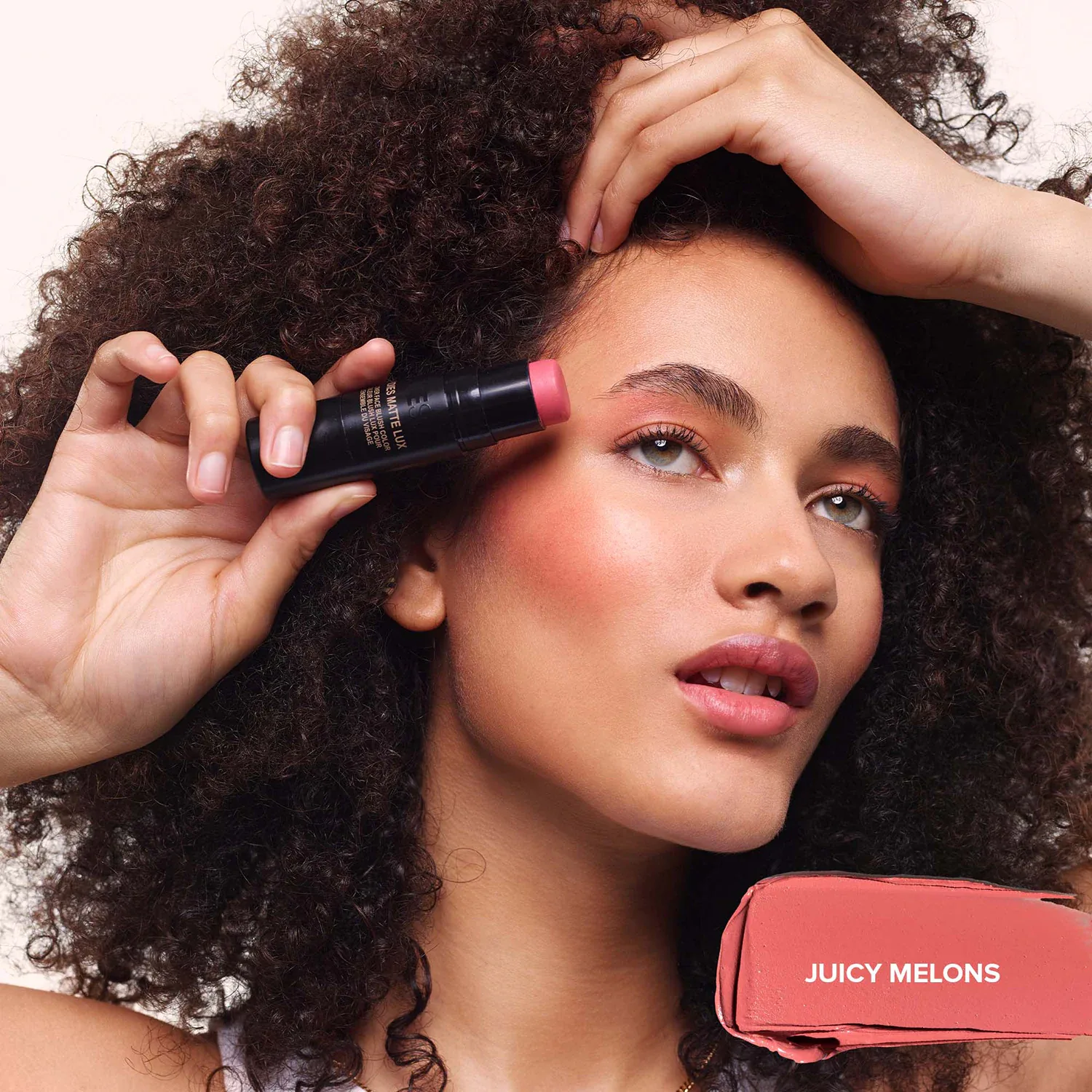 nudies all over face matte lux - kremsi allık