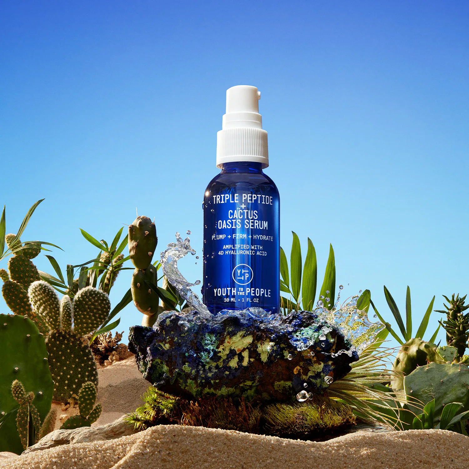 triple peptide + cactus oasis serum - nemlendirici serum