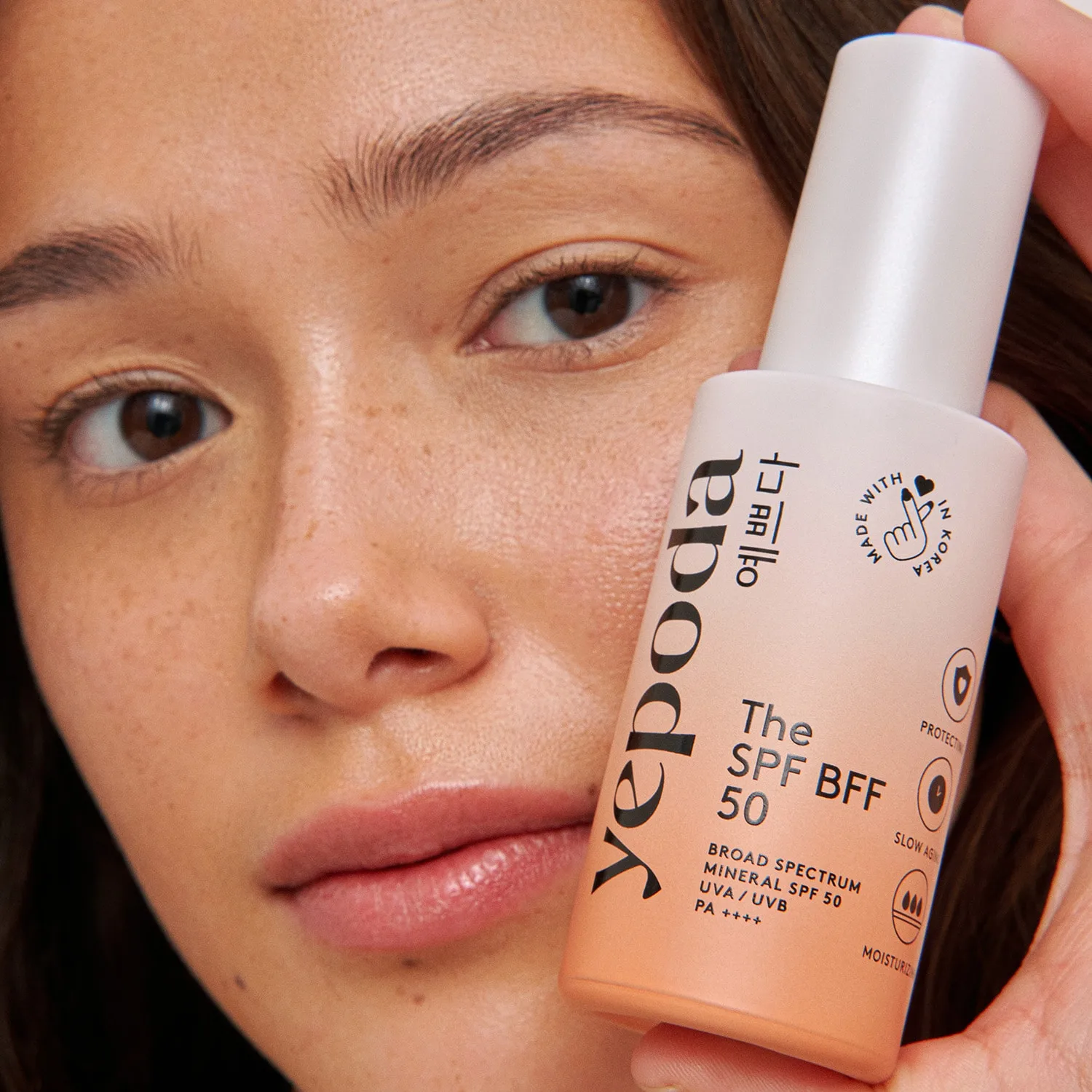 the spf bff 50 – renkli geniş spektrumlu mineral güneş kremi spf 50 pa++++